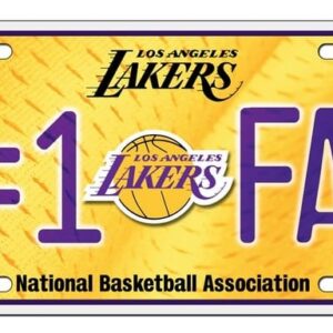 Los Angeles Lakers License Plate #1 Fan