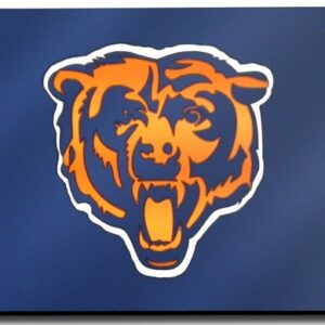 Chicago Bears License Plate Laser Cut Navy