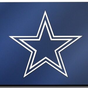Dallas Cowboys License Plate Laser Cut Navy