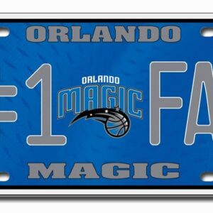 Orlando Magic License Plate #1 Fan