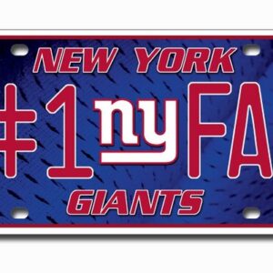 New York Giants License Plate #1 Fan