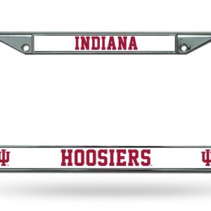 Indiana Hoosiers License Plate Frame Chrome