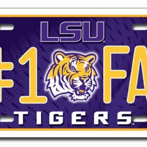 LSU Tigers License Plate #1 Fan
