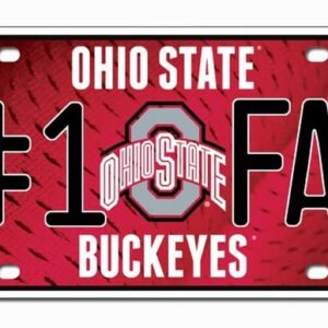 Ohio State Buckeyes License Plate #1 Fan