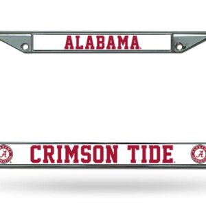 Alabama Crimson Tide License Plate Frame Chrome
