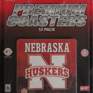 Nebraska Cornhuskers Coaster Script Logo