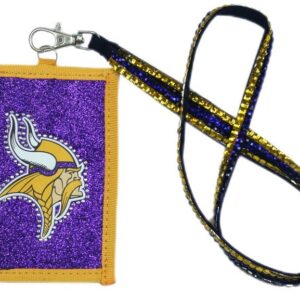Minnesota Vikings Wallet Beaded Lanyard Style