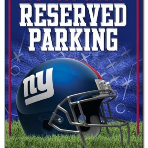New York Giants Sign Metal Parking