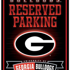 Georgia Bulldogs Sign Metal Parking