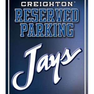 Creighton Bluejays Metal Parking Sign
