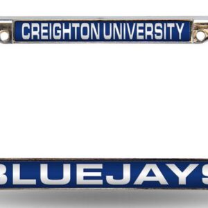Creighton Bluejays License Plate Frame Laser Cut Chrome