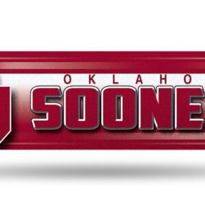 Oklahoma Sooners Decal Bumper Sticker Glitter