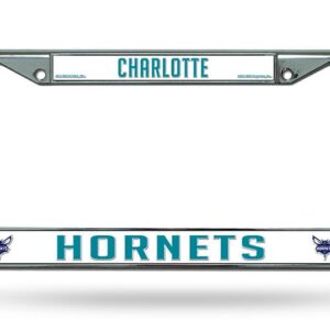 Charlotte Hornets License Plate Frame Chrome
