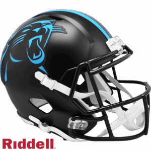 Carolina Panthers Helmet Riddell Replica Full Size Speed Style On-Field Alternate
