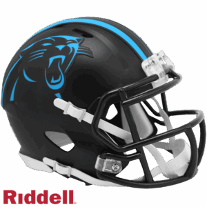 Carolina Panthers Helmet Riddell Replica Mini Speed Style On-Field Alternate
