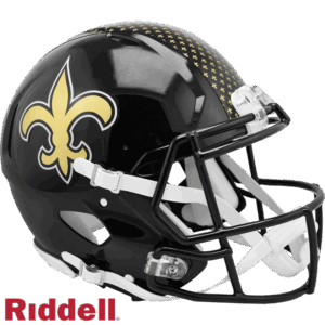 New Orleans Saints Helmet Riddell Authentic Full Size Speed Style On-Field Alternate