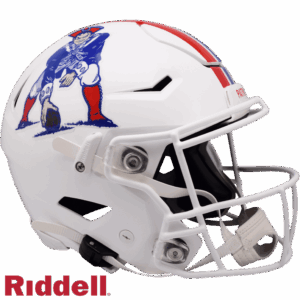 New England Patriots Helmet Riddell Authentic Full Size SpeedFlex Style 1982-1989 T/B