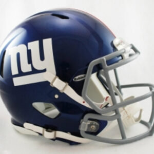 New York Giants Helmet Riddell Authentic Full Size Speed Style
