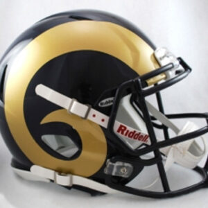 Los Angeles Rams Helmet Riddell Authentic Full Size Speed Style 2000-2016 T/B