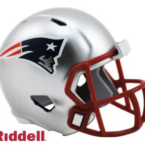 New England Patriots Helmet Riddell Pocket Pro Speed Style