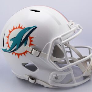 Miami Dolphins Helmet Riddell Replica Full Size Speed Style 2018