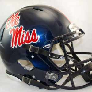 Mississippi Rebels Helmet Riddell Authentic Full Size Speed Style