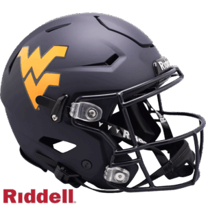 West Virginia Mountaineers Helmet Riddell Authentic Full Size SpeedFlex Style Satin