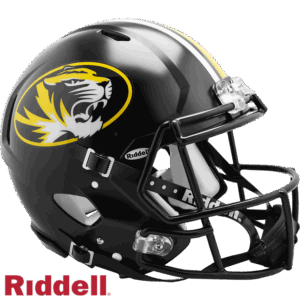 Missouri Tigers Helmet Riddell Authentic Full Size Speed Style Black