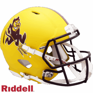 Arizona State Sun Devils Helmet Riddell Authentic Full Size Speed Style Sparky
