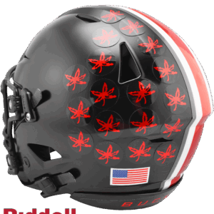 Ohio State Buckeyes Helmet Riddell Authentic Full Size SpeedFlex Style Black