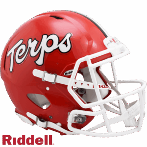 Maryland Terrapins Helmet Riddell Authentic Full Size Speed Style Script