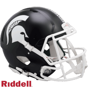 Michigan State Spartans Helmet Riddell Authentic Full Size Speed Style Satin