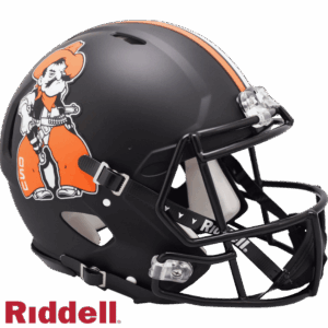 Oklahoma State Cowboys Helmet Riddell Authentic Full Size Speed Style Pistol Pete