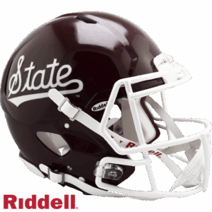 Mississippi State Bulldogs Helmet Riddell Authentic Full Size Speed Style Script