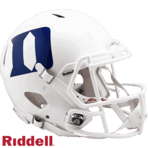 Duke Blue Devils Helmet Riddell Authentic Full Size Speed Style White