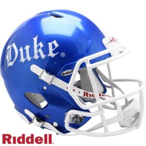 Duke Blue Devils Helmet Riddell Authentic Full Size Speed Style Gothic Blue
