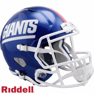 New York Giants Helmet Riddell Replica Full Size Speed Style Color Rush