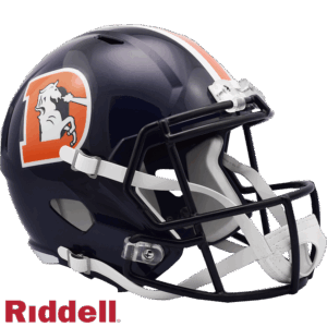 Denver Broncos Helmet Riddell Replica Full Size Speed Style Color Rush