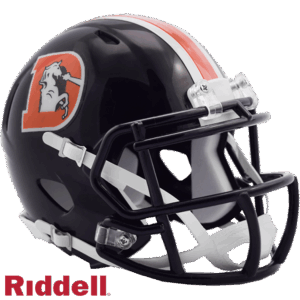 Denver Broncos Helmet Riddell Replica Mini Speed Style Color Rush