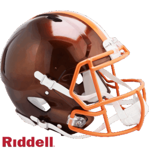 Cleveland Browns Helmet Riddell Authentic Full Size Speed Style FLASH Alternate