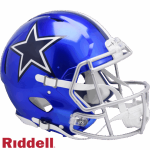 Dallas Cowboys Helmet Riddell Authentic Full Size Speed Style FLASH Alternate