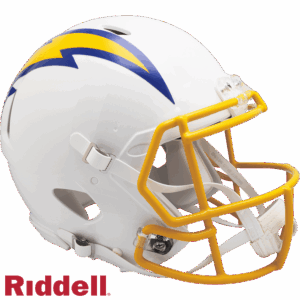 Los Angeles Chargers Helmet Riddell Authentic Full Size Speed Style Color Rush Royal