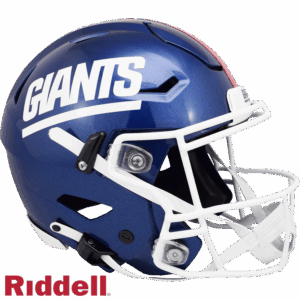 New York Giants Helmet Riddell Authentic Full Size SpeedFlex Style Color Rush