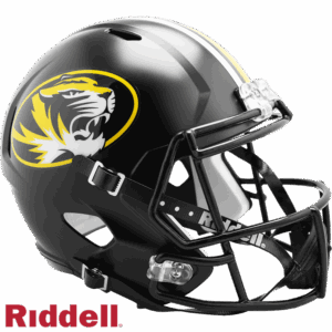 Missouri Tigers Helmet Riddell Replica Full Size Speed Style Black