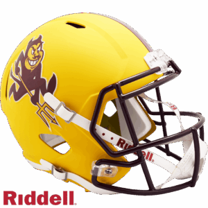 Arizona State Sun Devils Helmet Riddell Replica Full Size Speed Style Sparky