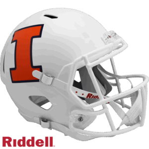 Illinois Fighting Illini Helmet Riddell Replica Full Size Speed Style