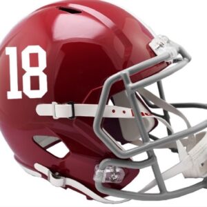 Alabama Crimson Tide Helmet Riddell Replica Full Size Speed Style #18
