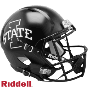 Iowa State Cyclones Helmet Riddell Replica Full Size Speed Style Satin Black