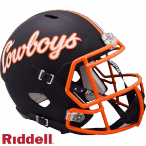 Oklahoma State Cowboys Helmet Riddell Replica Full Size Speed Style Cowboys Script