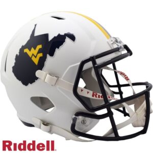 West Virginia Mountaineers Helmet Riddell Replica Full Size Speed Style Country Roads